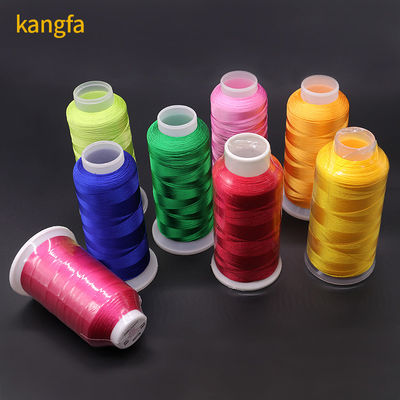 100g Kangfa Stickgarne 4000y 100% Polyester Mercerized 150d Nähgarne gemacht