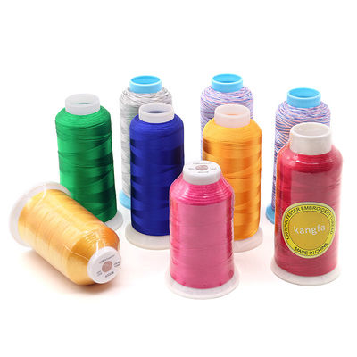 100% Polyester 4000Y 120d/2 Gewerbliche Stickerei Nähgarne für Stickmaschine