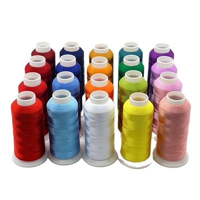 720 Farben Auswahl Polyester Stickfaden 100g/Spool