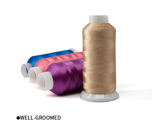 100% Polyester Hochgeschwindigkeits Stickfaden 120D 5000Y für professionelle Stickerei