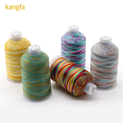 250 g Mehrfarbiges Regenbogenfaden 100% Polyester für Gewebe Handwerk
