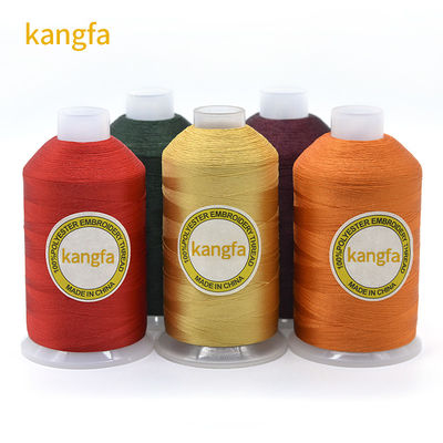 600 Farben Option 100% Polyester 120d 2 10000m Stickfaden für Handstrickerei