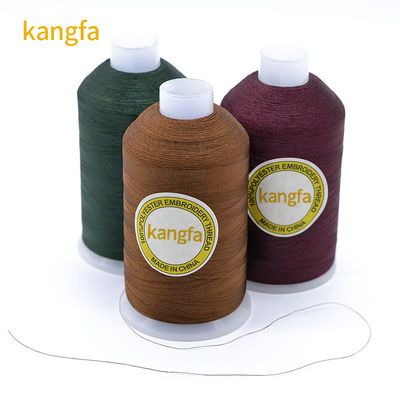 600 Farben Option 100% Polyester 120d 2 10000m Stickfaden für Handstrickerei