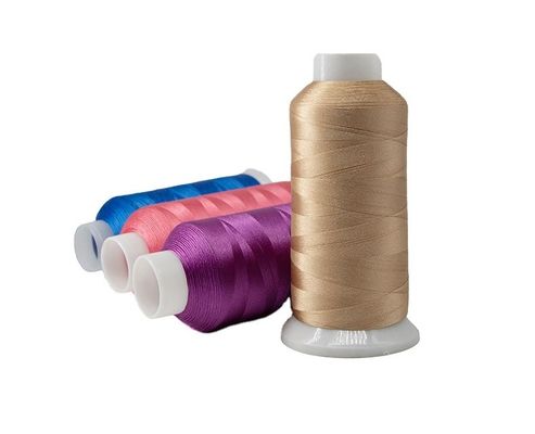 100% Polyester 120d 2 5000Y Stickfaden mit geringer Schrumpfung OEM ODM akzeptiert