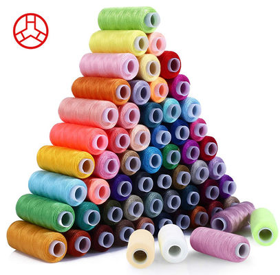 60 Farben Regenbogen Polyester Nähgarne für DIY Maschine Stickerei UV Schutz