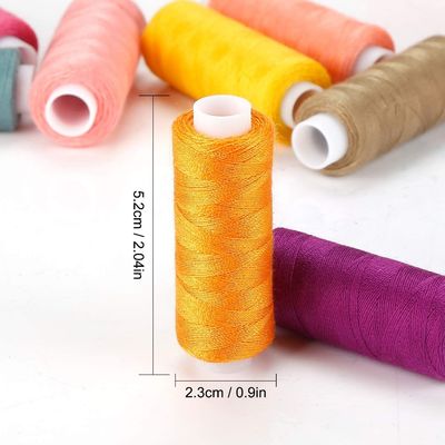 60 Farben Regenbogen Polyester Nähgarne für DIY Maschine Stickerei UV Schutz